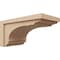 Ekena Millwork 10"W x 20"D x 10"H Wide Warren Rough Cedar Woodgrain TimberThane Corbel, Primed Tan CORUR10X20X10WARRCPR - alternate 1